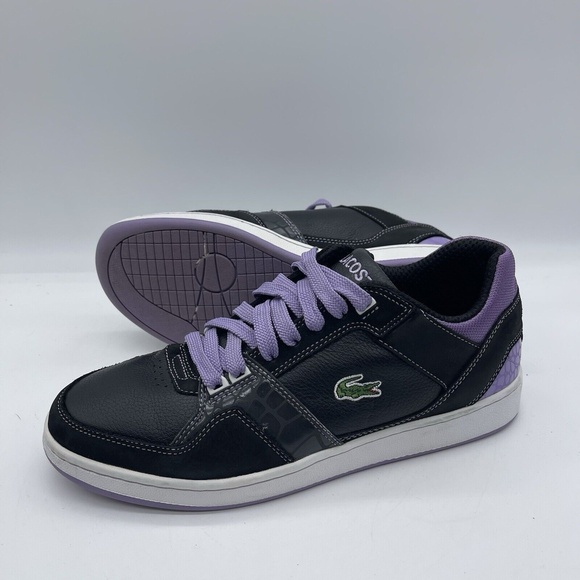 Lacoste Sport Ogata Men's Size 10.5 Lifestyle Sneakers 7-16STM3911T41 Purple Blk - Picture 3 of 10
